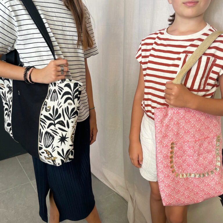 enfant stage couture realisation sac